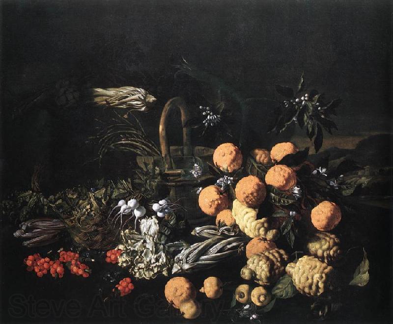 RUOPPOLO, Giovanni Battista Still-life in a Landscape asf Spain oil painting art